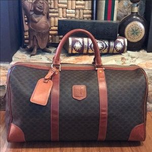 Authentic Celine Macadam Boston Travel Bag